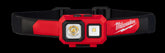 Milwaukee TRUEVIEW 2104 Headlamp, AAA Battery, LED Lamp, 450, Flood, Spot Beam, 295 ft Beam Distance, Red